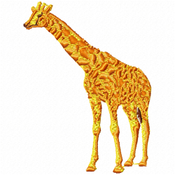 Giraffe Embroidery Design 4 Giraffe Embroidery Design 4